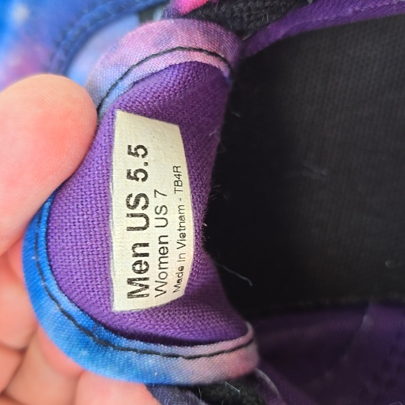 Vans Lo Pro Cosmic Galaxy Sneakers Size 7 - Picture 10 of 10